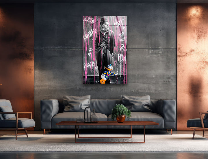 Pink Rain Glass Wall Art art glass wall art, glass wall art pictures

