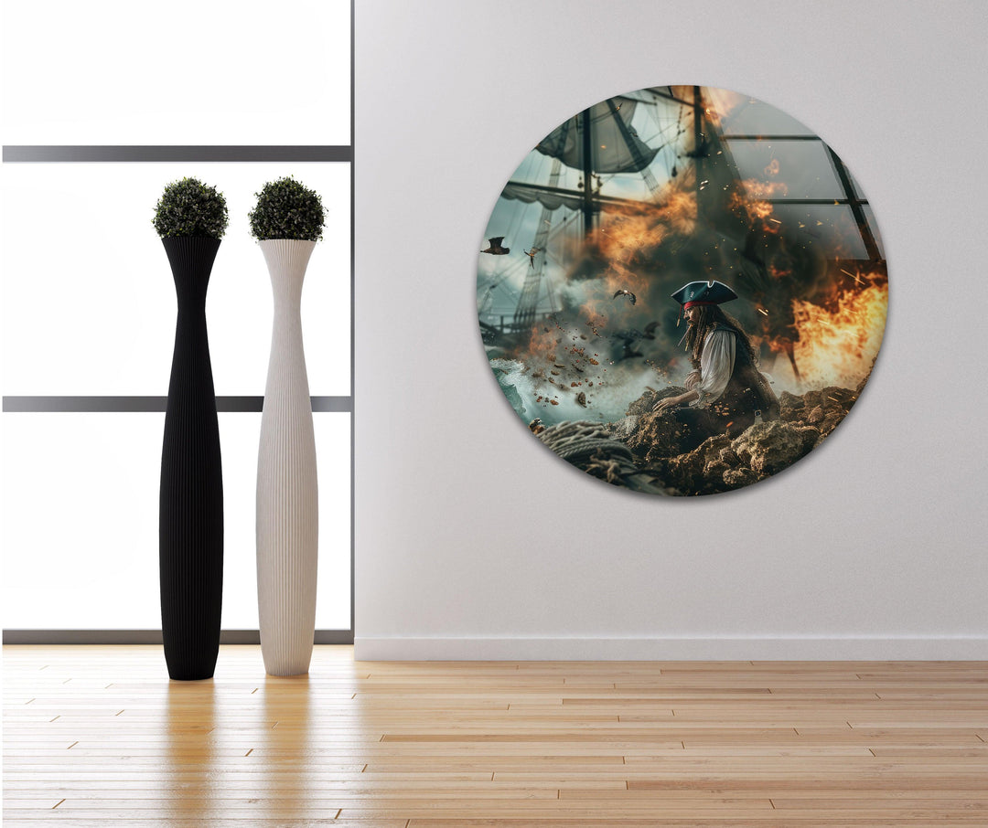 Pirates Of The Caribbean Glass Wall Art,  glass image printing, glass prints from photos