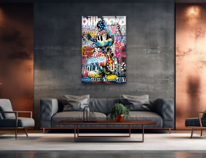 Pop Mouse Glass Wall Art art glass wall art, glass wall art pictures
