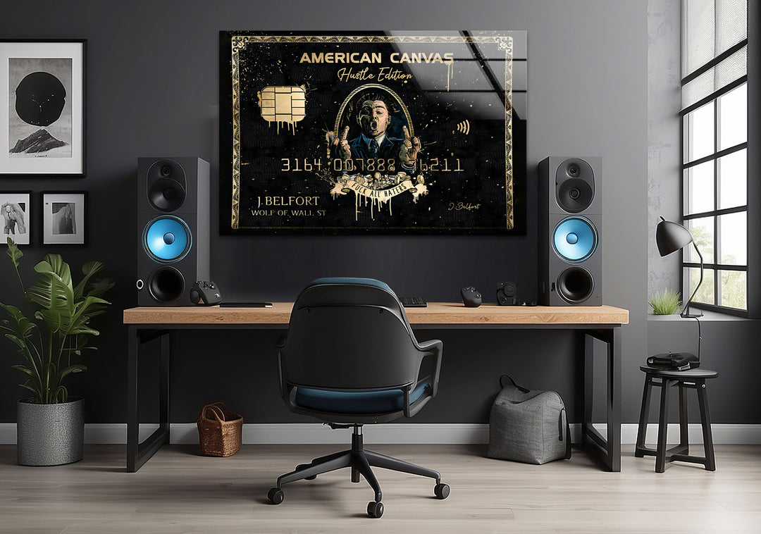Dollar & Woman Glass Wall Art glass art painting, glass art for the Wall
