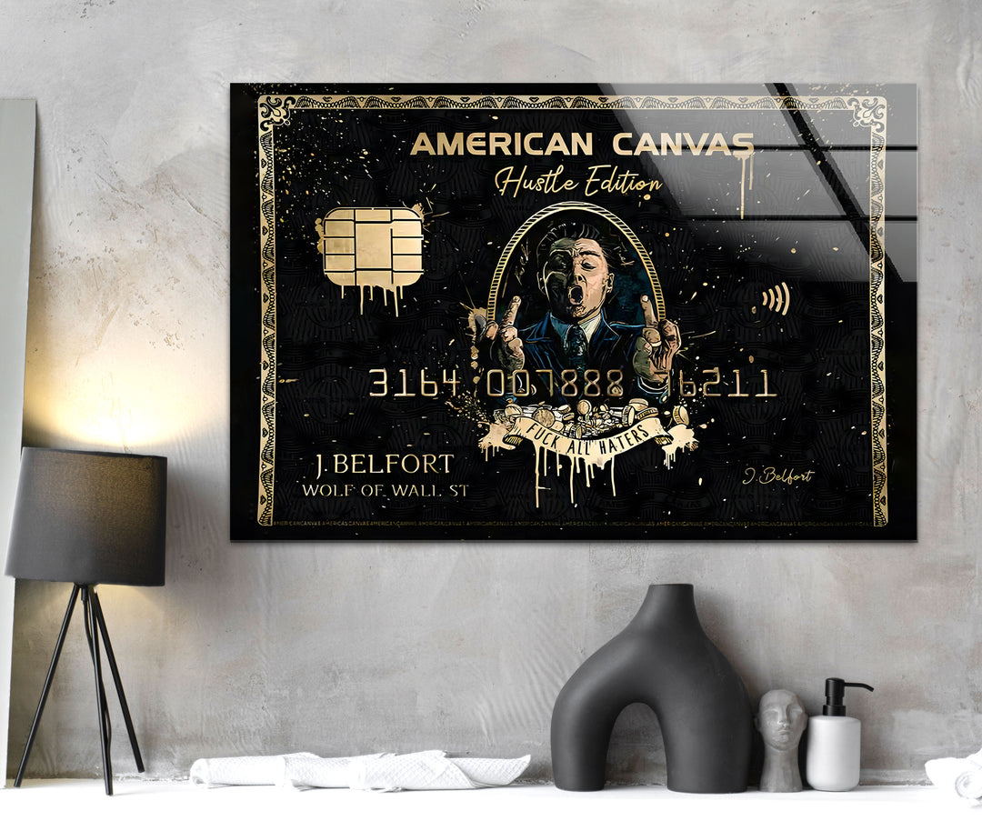Dollar & Woman Glass Wall Art Glass Printing Wall Art, Print photos on glass
