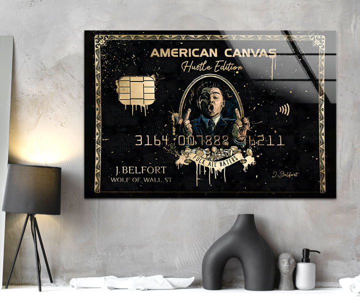 Dollar & Woman Glass Wall Art Glass Printing Wall Art, Print photos on glass
