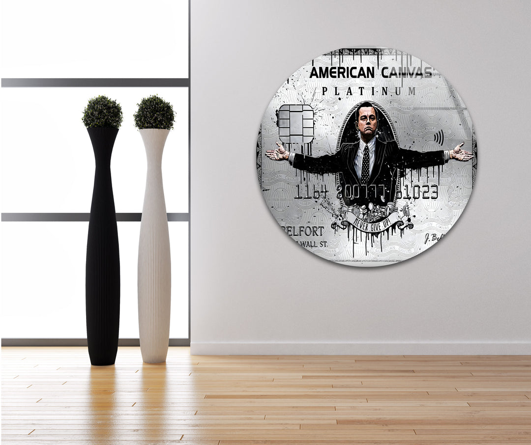 Royal American Card Glass Wall Art photo print on glass, prints on glass wall art
