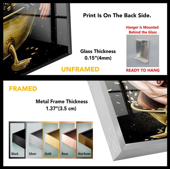 Save Water DCC Edition Glass Wall Art