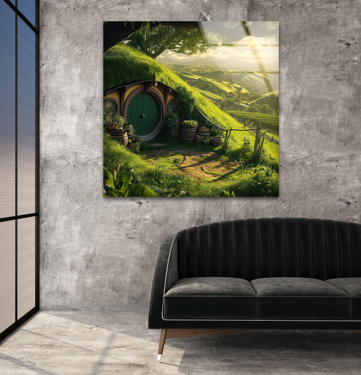 Shire Lord Of The Rings Glass Wall Art art glass wall art, glass wall art pictures
