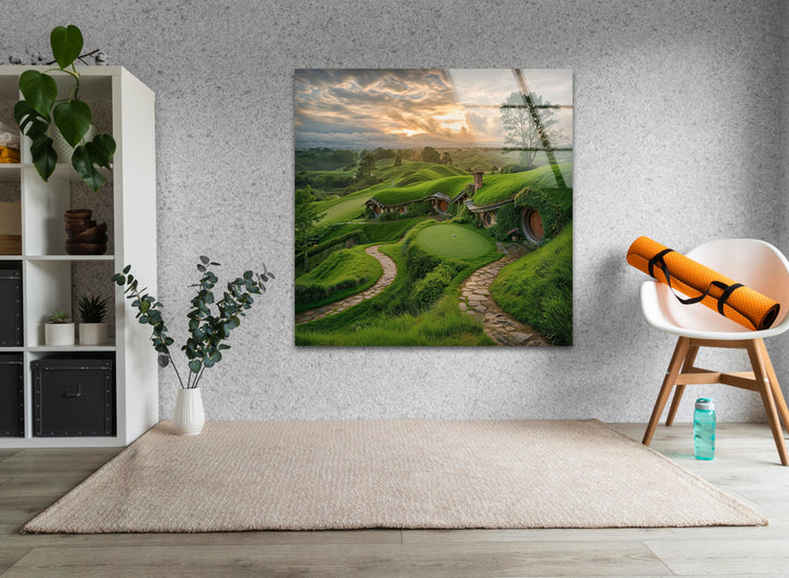 Shire Lord of The Rings Glass Wall Art art glass wall art, glass wall art pictures
