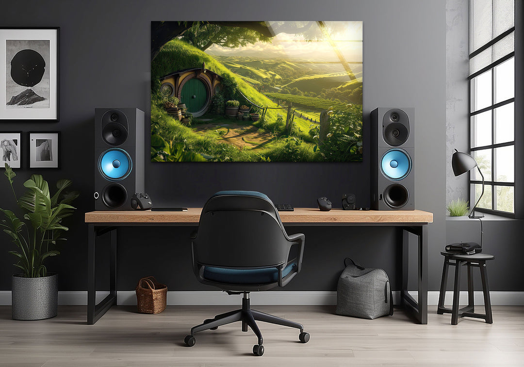 Shire Lord Of The Rings Glass Wall Art glass image printing, glass prints from photos
