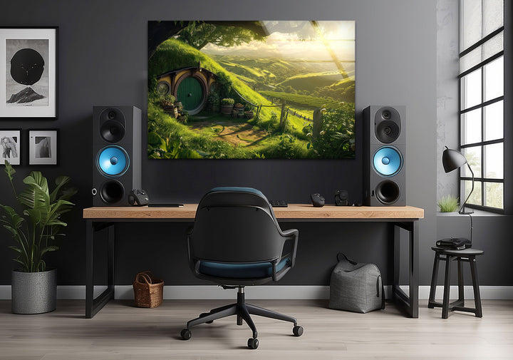 Shire Lord Of The Rings Glass Wall Art glass image printing, glass prints from photos
