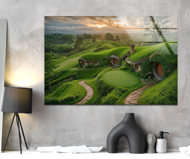 Shire Lord of The Rings Glass Wall Art glass pictures for Wall, glass prints wall art
