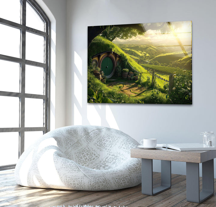 Shire Lord Of The Rings Glass Wall Art large glass photo prints, glass wall photos
