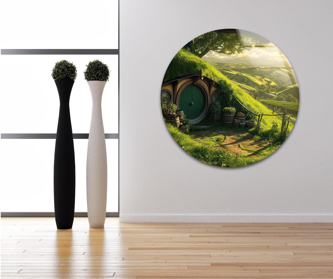 Shire Lord Of The Rings Glass Wall Art custom glass photo prints, large glass prints

