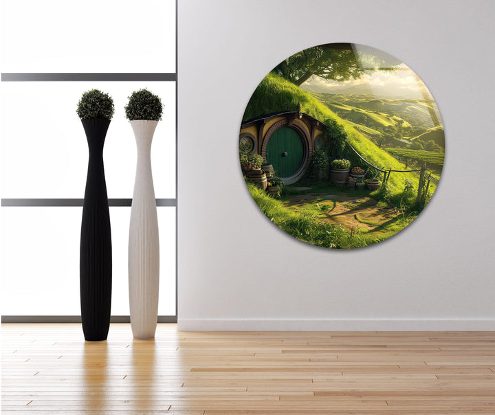 Shire Lord Of The Rings Glass Wall Art custom glass photo prints, large glass prints
