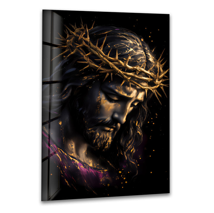 Crown of Sorrows – Religious Glass Wall Art
