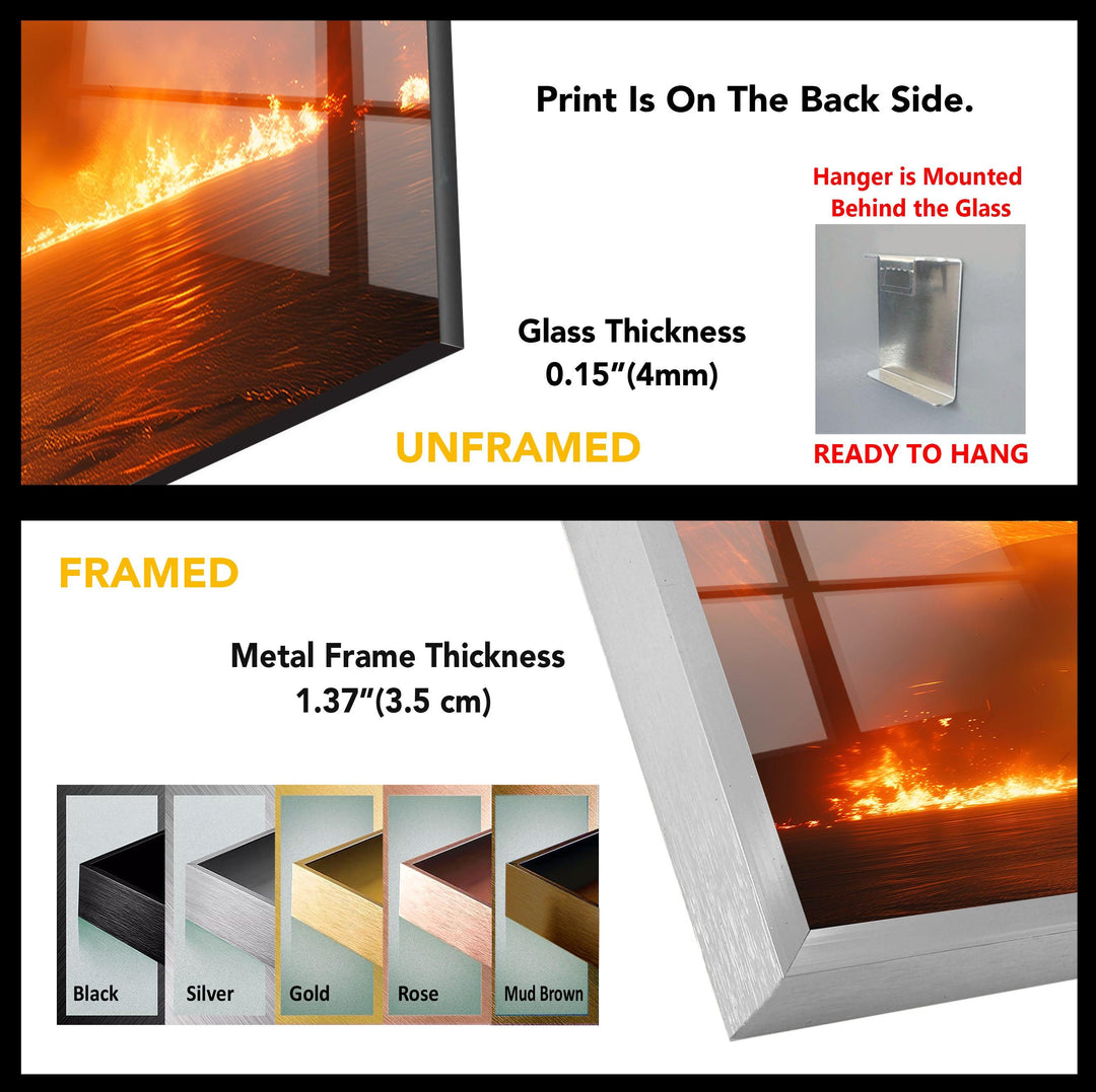 The Hobbit Smaug Glass Wall Art