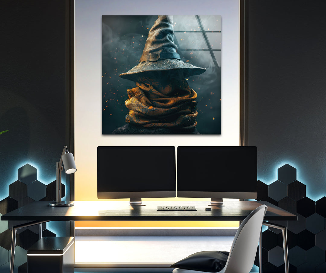 Sorting Hat From Harry Potter Glass Wall Art print on glass, glass printed photos
