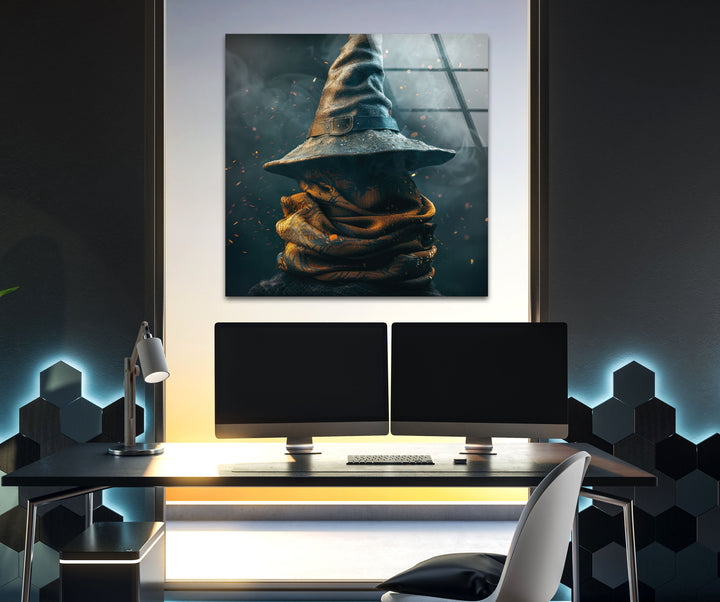 Sorting Hat From Harry Potter Glass Wall Art print on glass, glass printed photos
