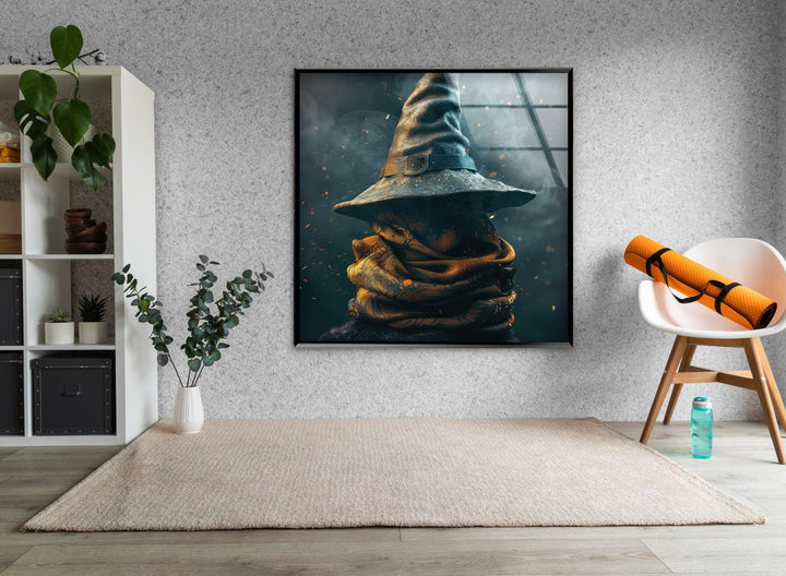 Sorting Hat From Harry Potter Glass Wall Art picture on glass wall art, photos printed on glass
