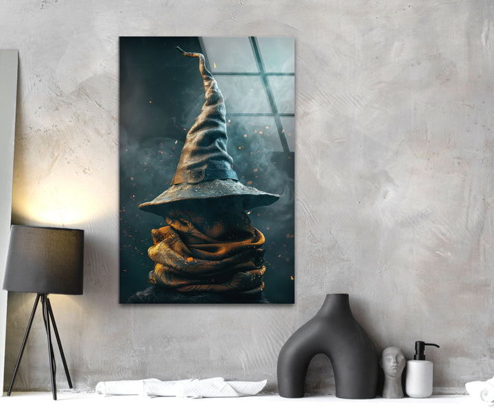 Sorting Hat From Harry Potter Glass Wall Art stained glass wall art, stained glass wall decor

