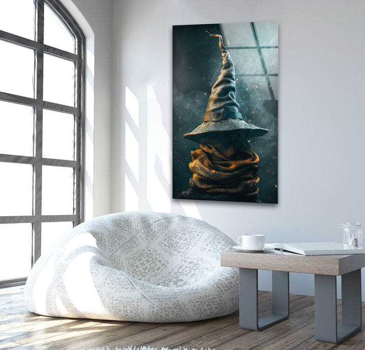 Sorting Hat From Harry Potter Glass Wall Art art glass wall art, glass wall art pictures
