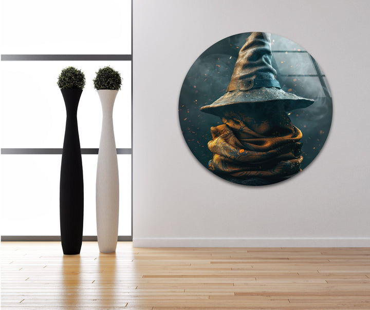 Sorting Hat From Harry Potter Glass Wall Art Glass Printing Wall Art, Print photos on glass
