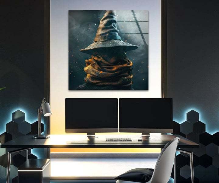 Sorting Hat From Glass Wall Art print on glass, glass printed photos
