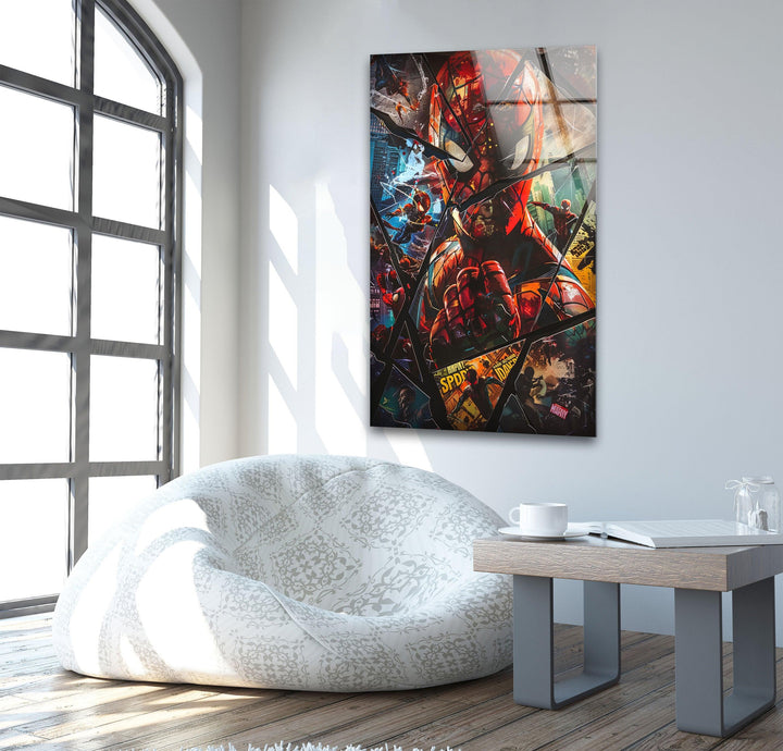 Spider-Man Glass Wall Art