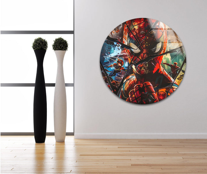SpiderMan Glass Wall Art