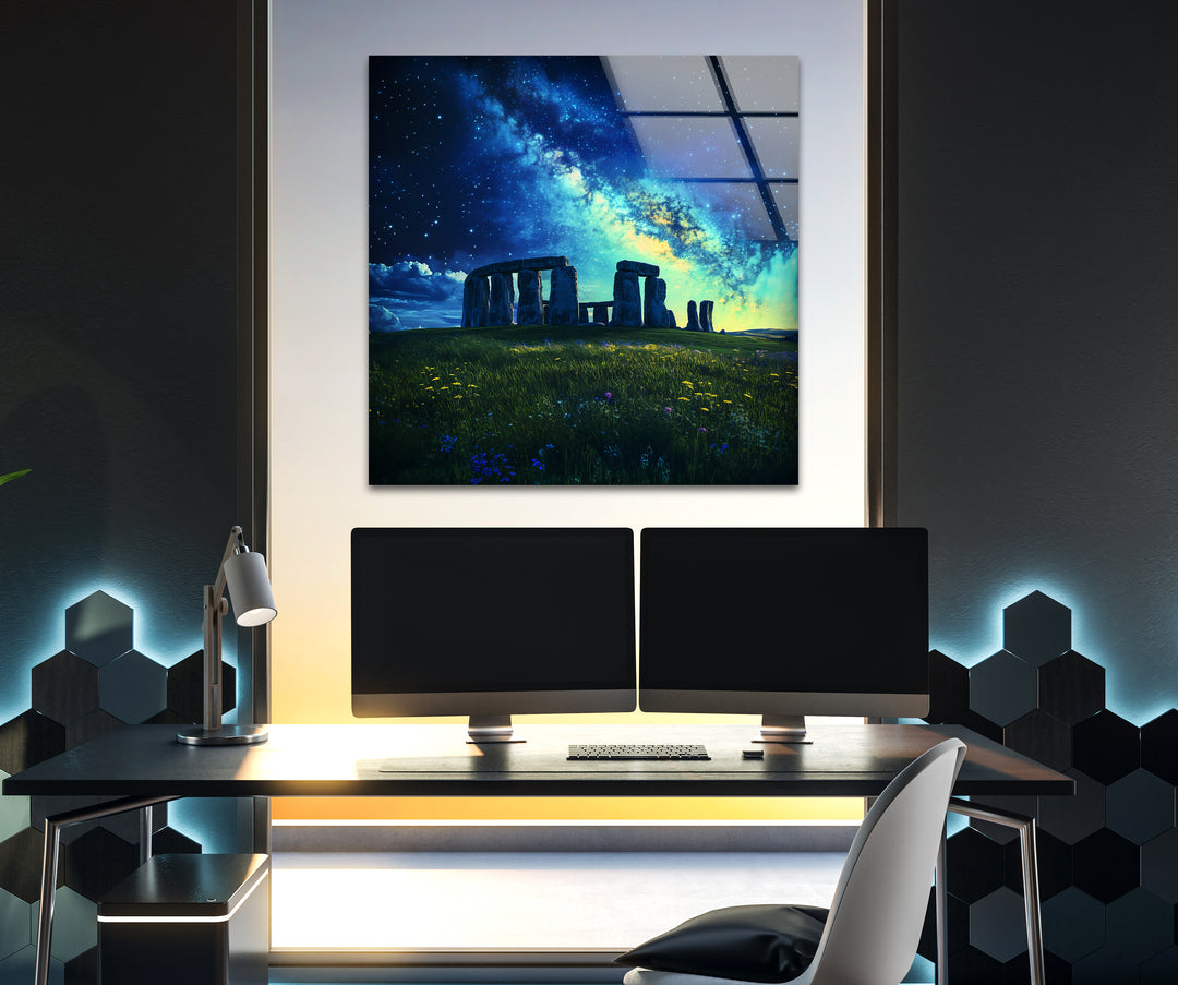 Stonehenge Glaswandkunst – Sternenbeobachtungsdenkmal