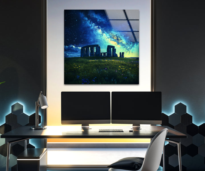 Stonehenge Glaswandkunst – Sternenbeobachtungsdenkmal