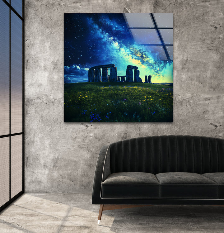 Stonehenge Glaswandkunst – Sternenbeobachtungsdenkmal