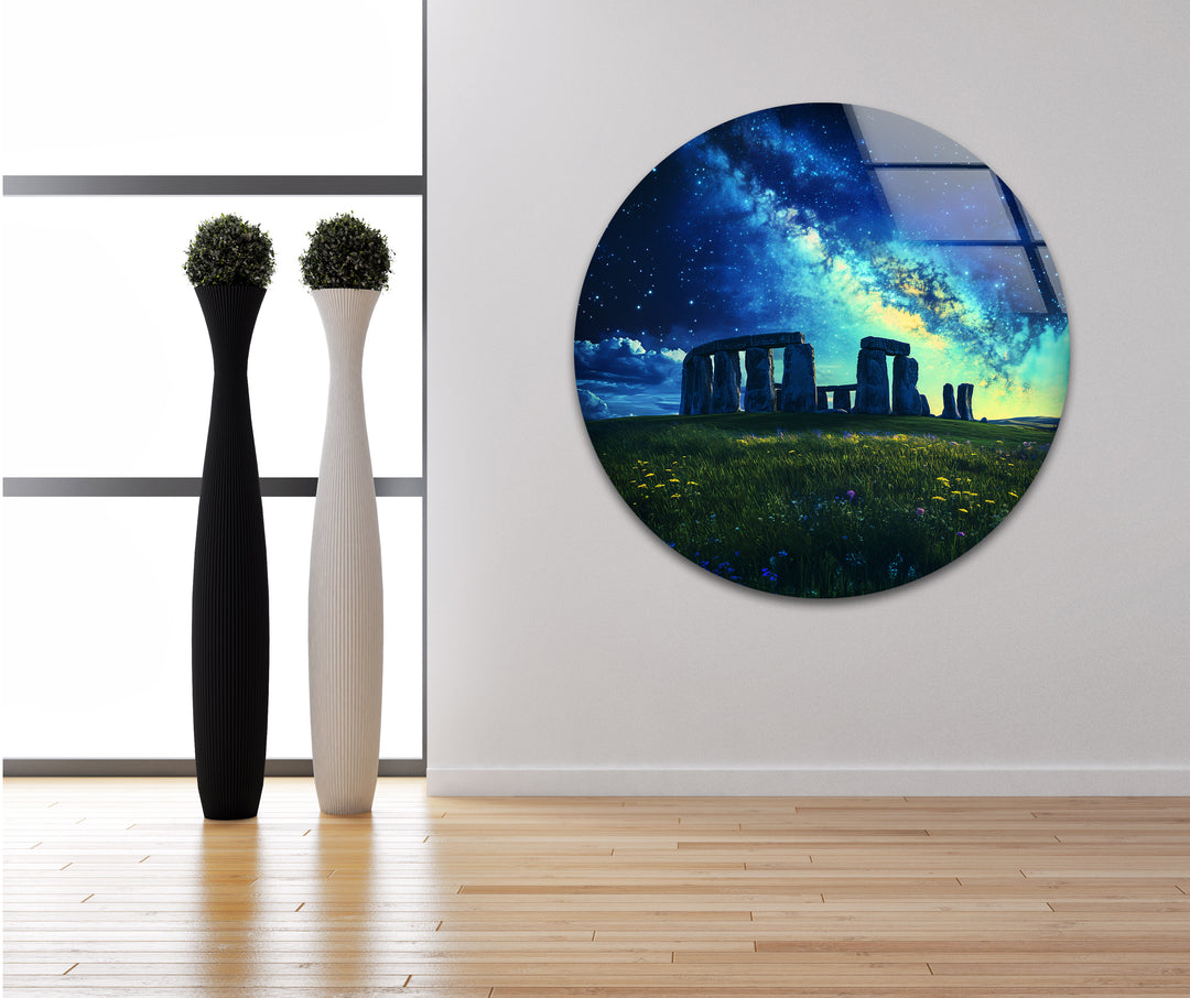 Stonehenge Glaswandkunst – Sternenbeobachtungsdenkmal