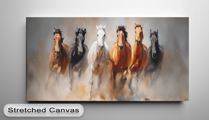 Galloping Spirit – Running Horses in Motion Canvas Print