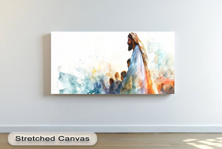 Let the Children Come – Jesus with Children Canvas Print