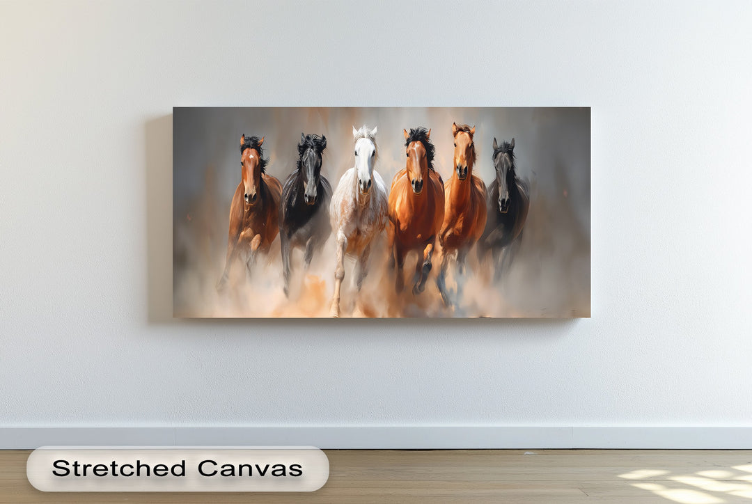 Galloping Spirit – Running Horses in Motion Canvas Print