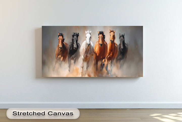 Galloping Spirit – Running Horses in Motion Canvas Print