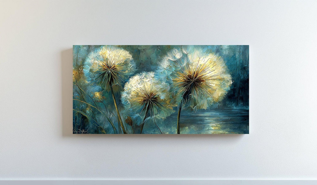 Whispers of Nature – Dandelion Glow Canvas Print - MyPhotoStation