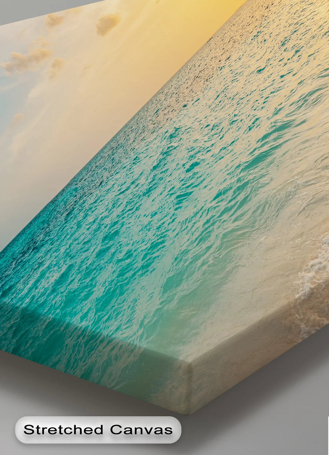 Serene Ocean Sunset - Landscape Canvas Print