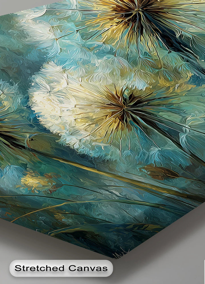 Whispers of Nature – Dandelion Glow Canvas Print - MyPhotoStation