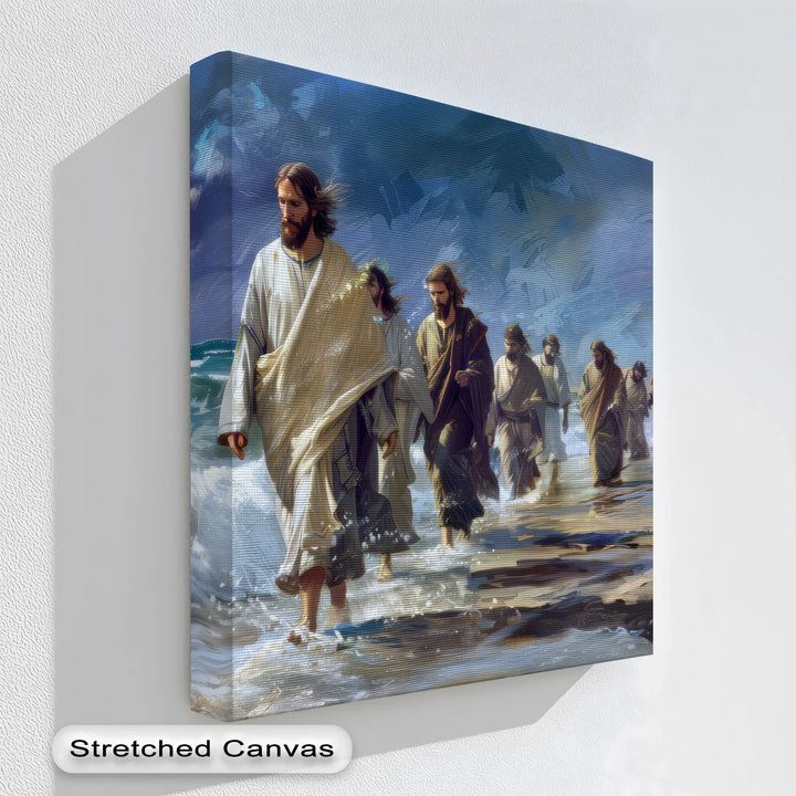 Walking with Christ – Jesus Canvas Print