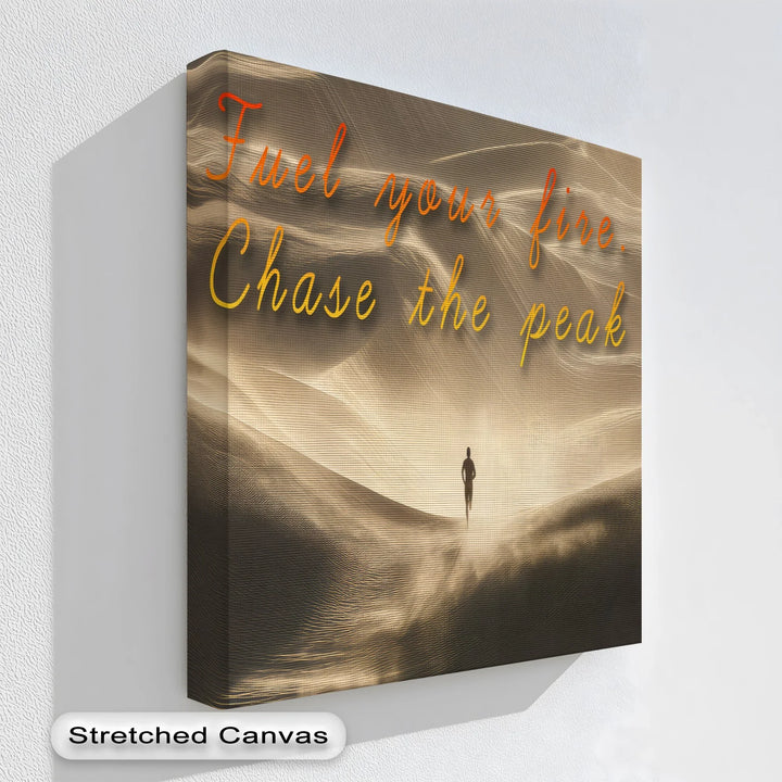 Chasing Greatness – Motivation Canvas Print