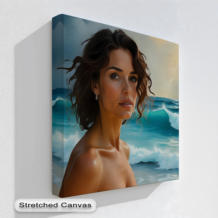 Stormy Embrace – Erotic Canvas Wall Art | Framed Canvas Print