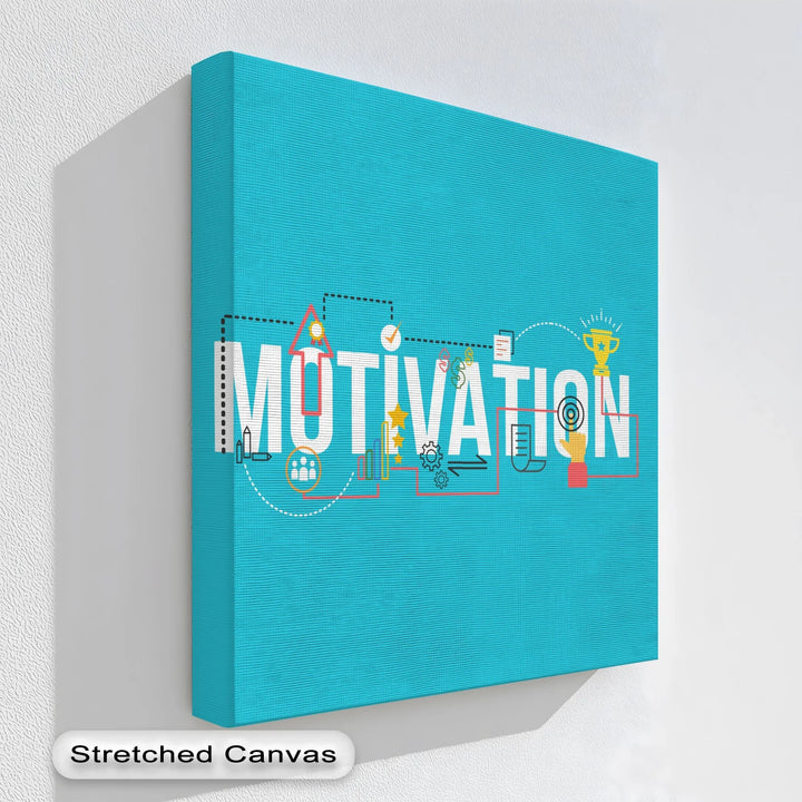 Motivation Blueprint – Inspired Canvas Print