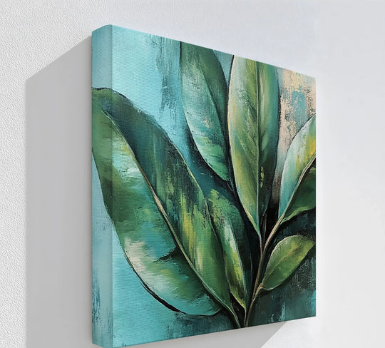 Verdant Energy – Tropical Banana Leaf Canvas Print - MyPhotoStation