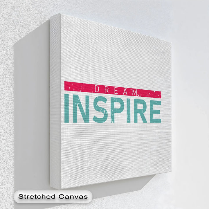 Dream Inspire – Modern Minimalist Canvas Print