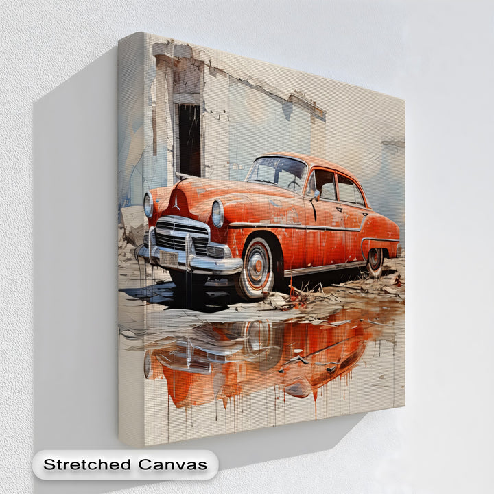 Echoes of the Past – Car Canvas Print