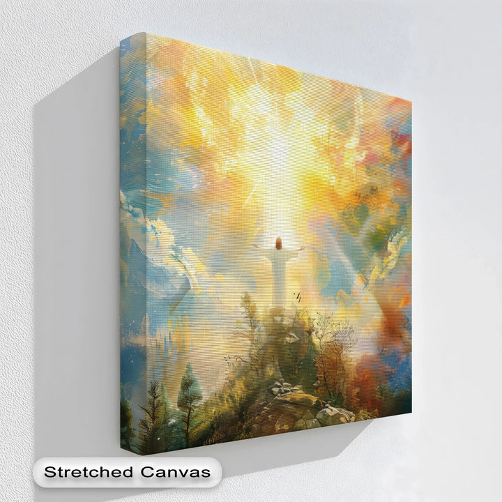 Ascension of Light – Glorious Resurrection Canvas Print