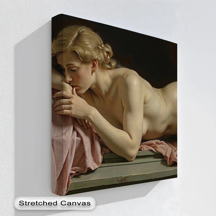 Timeless Reverie – Classical Nude Female Study Canvas Print - MyPhotoStation