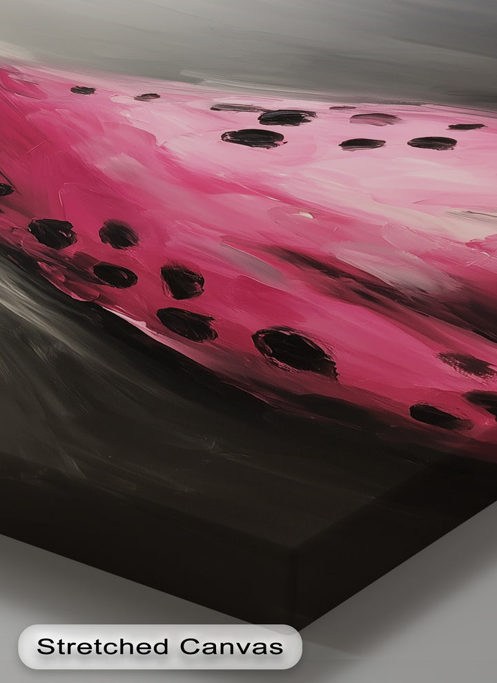 Fierce & Fuchsia – Abstract Pink Cheetah Canvas Print