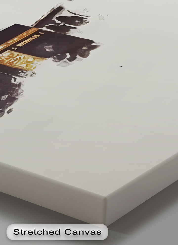 Sacred Minimalism – Kaaba in Makkah Canvas Print
