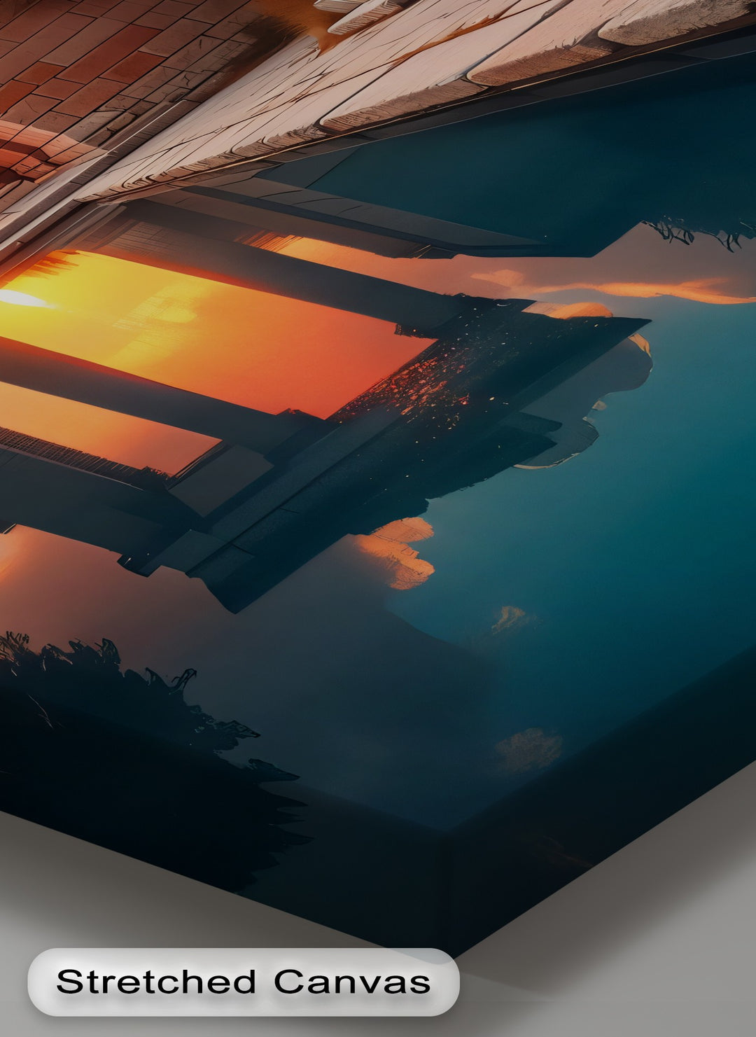 Sunset Serenity – Ancient Gate Canvas Print